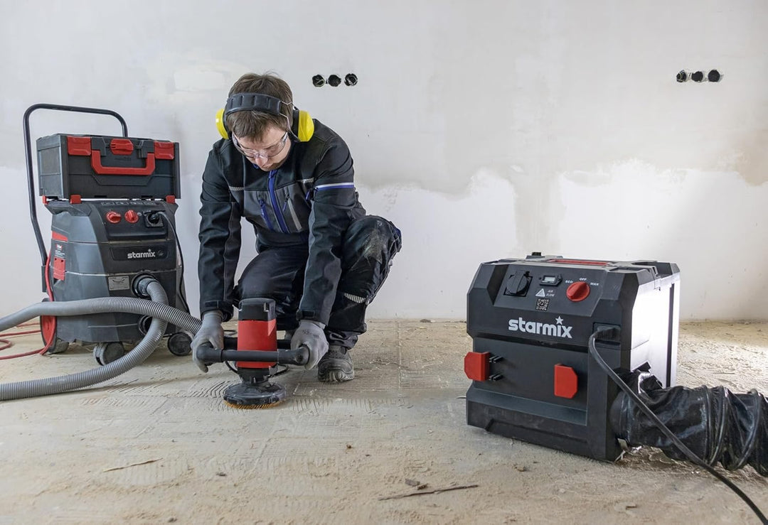 starmix Aeroxx 750 - Luftreiniger für die Baustelle & gesundheitsschädlichen Feinstaub | HEPA H13 Fi
