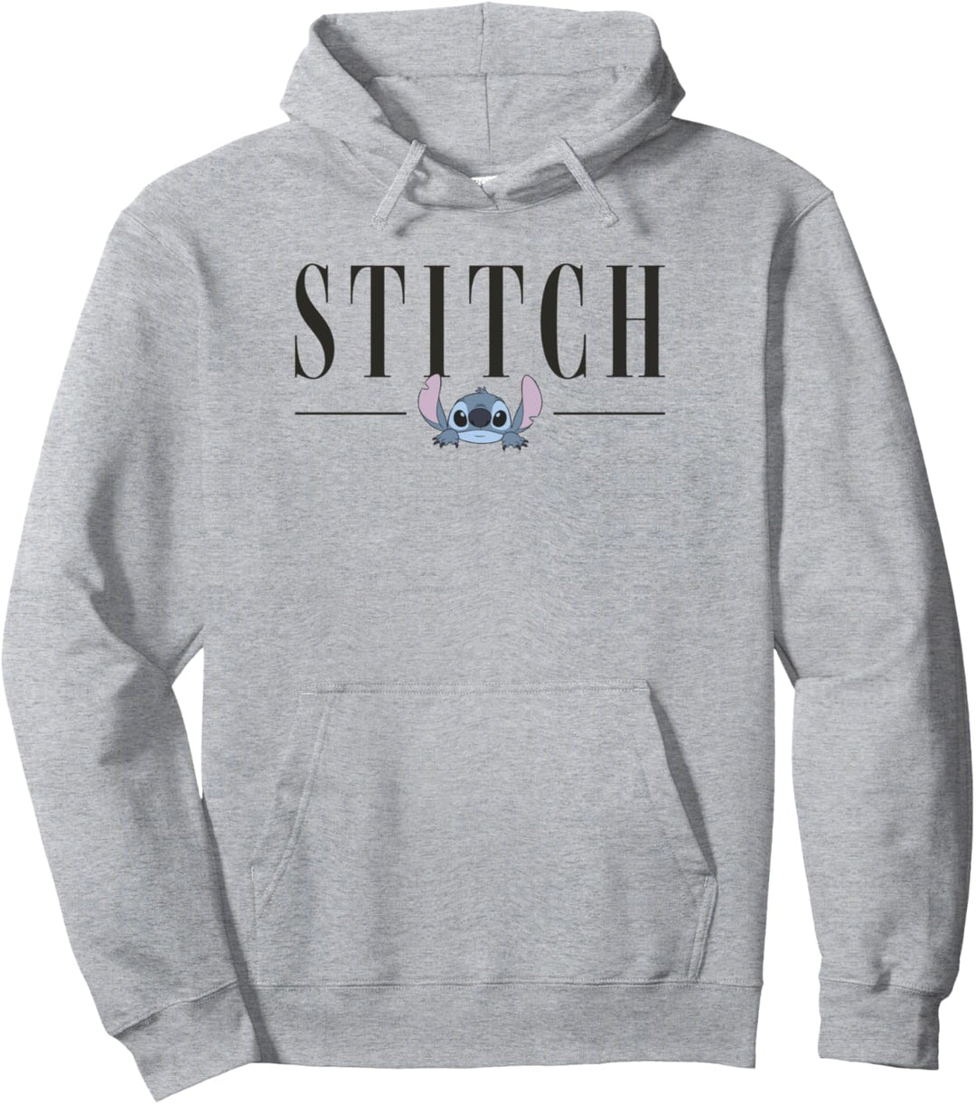Disney Lilo & Stitch Simple Stitch Text V2 Pullover Hoodie
