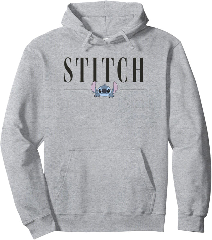 Disney Lilo & Stitch Simple Stitch Text V2 Pullover Hoodie