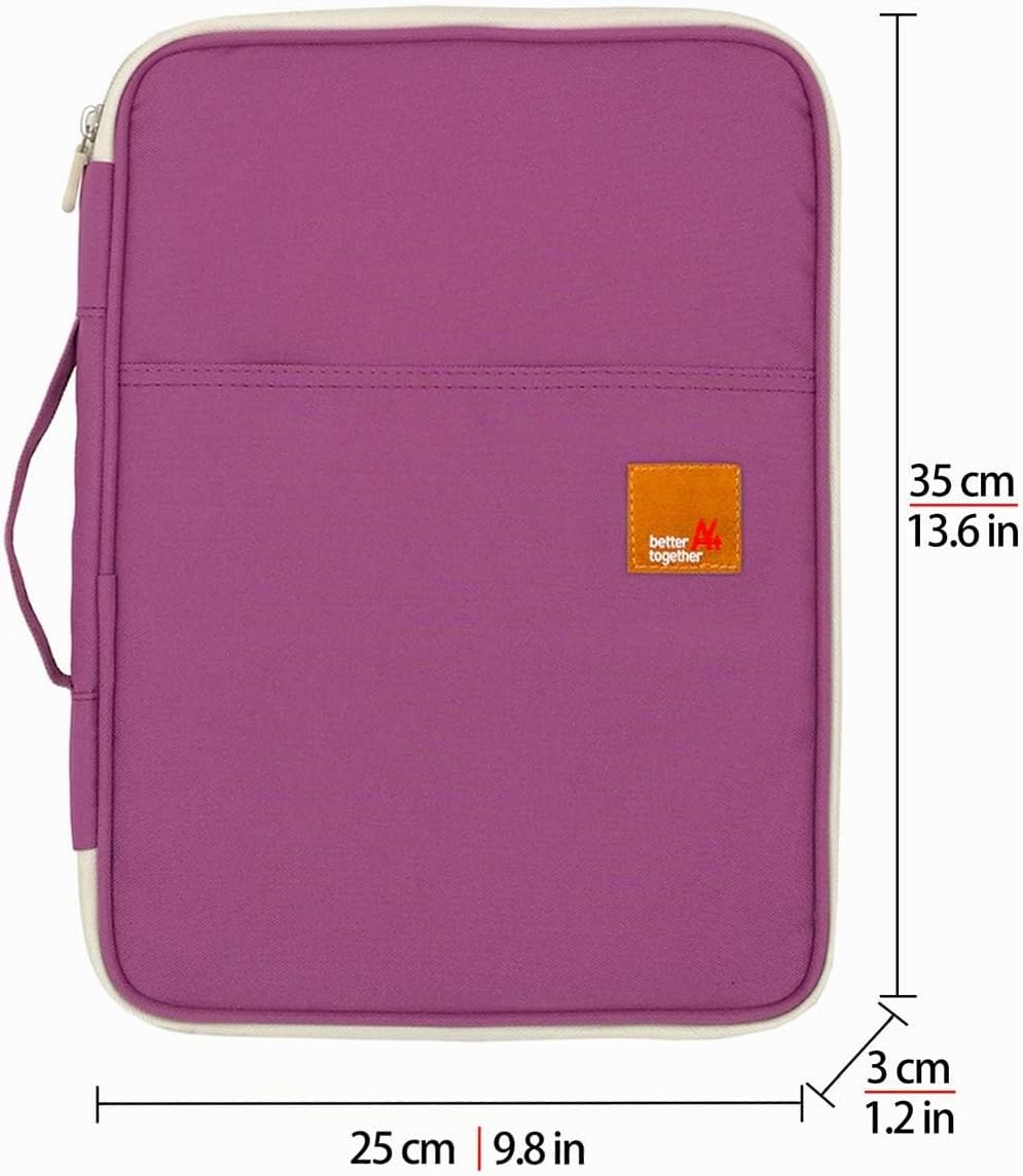 A4 Dokumente Tasche Ordner Multifunktions Dateien Organizer Messenger iPad Handtasche Lagerung Inhab