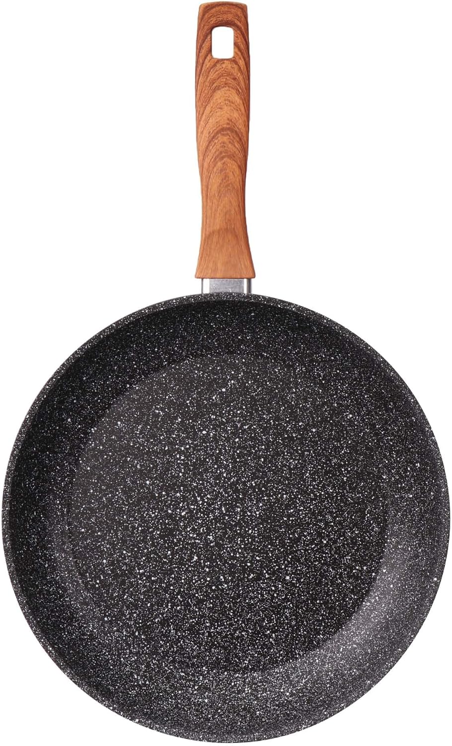 STONELINE Back to Nature Bratpfanne 28 cm, Made in Germany, antihaft beschichtete Pfanne mit echten