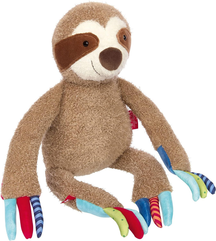 SIGIKID 42848 Stofftier Faultier Patchwork Sweety Kuscheltier zum Spielen & Schmusen aus weichem Mat