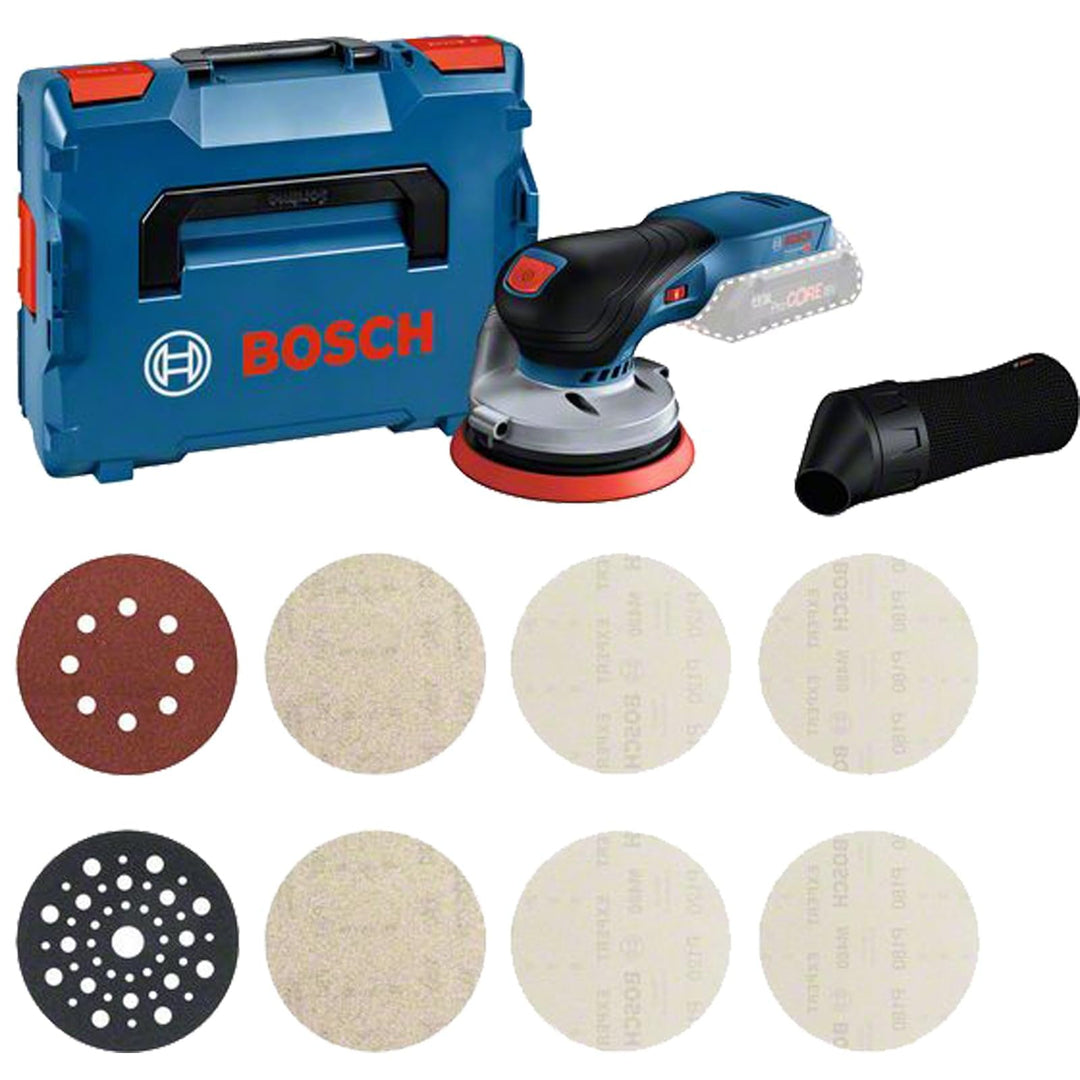 Bosch Professional Exzenterschleifer Akku-Exzenterschleifer GEX 18V-125 Professional + M480 Starter-