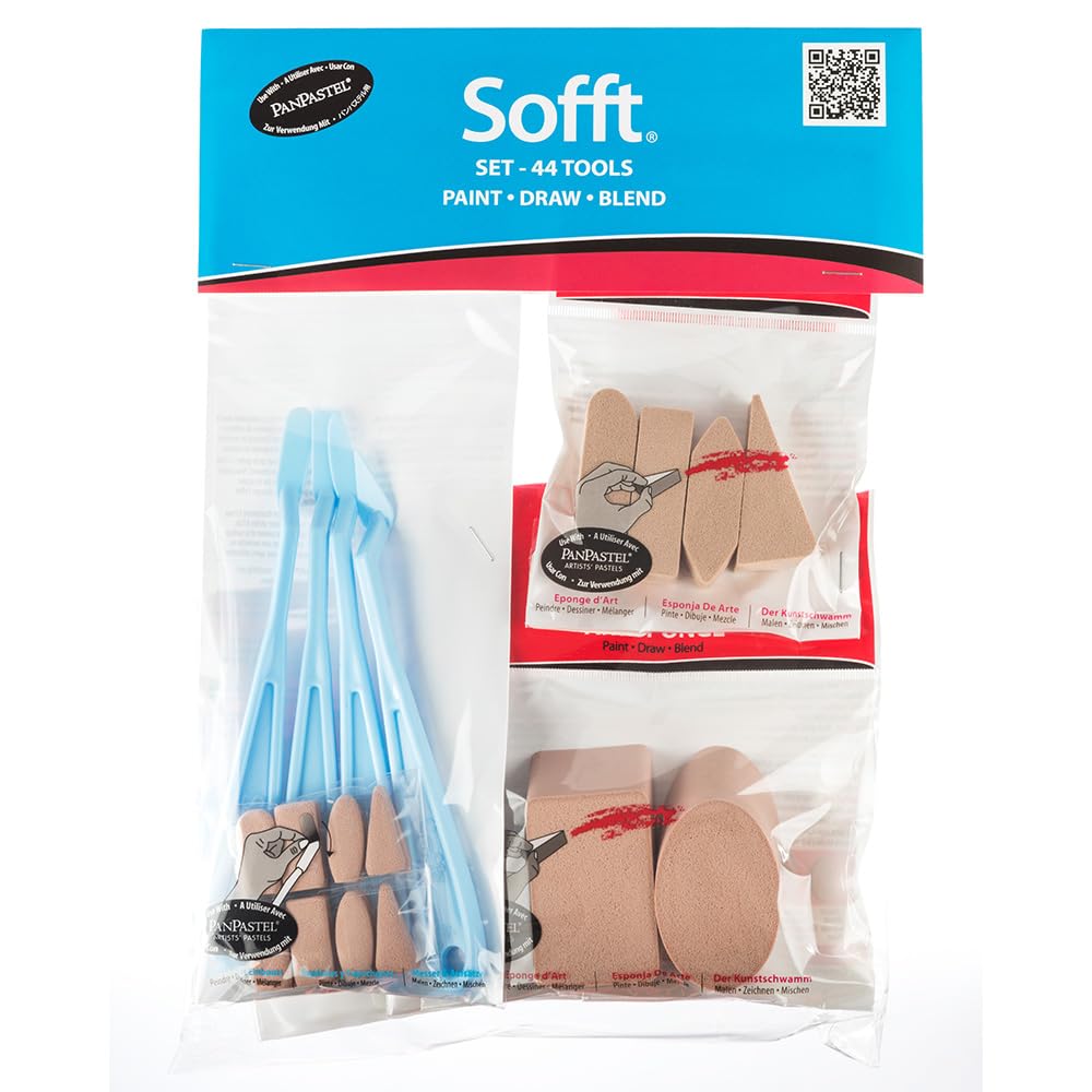 Colorfin PanPastel Sofft Tools Kombinationsset, 44 Stück, 44 Stück (1 Stück)