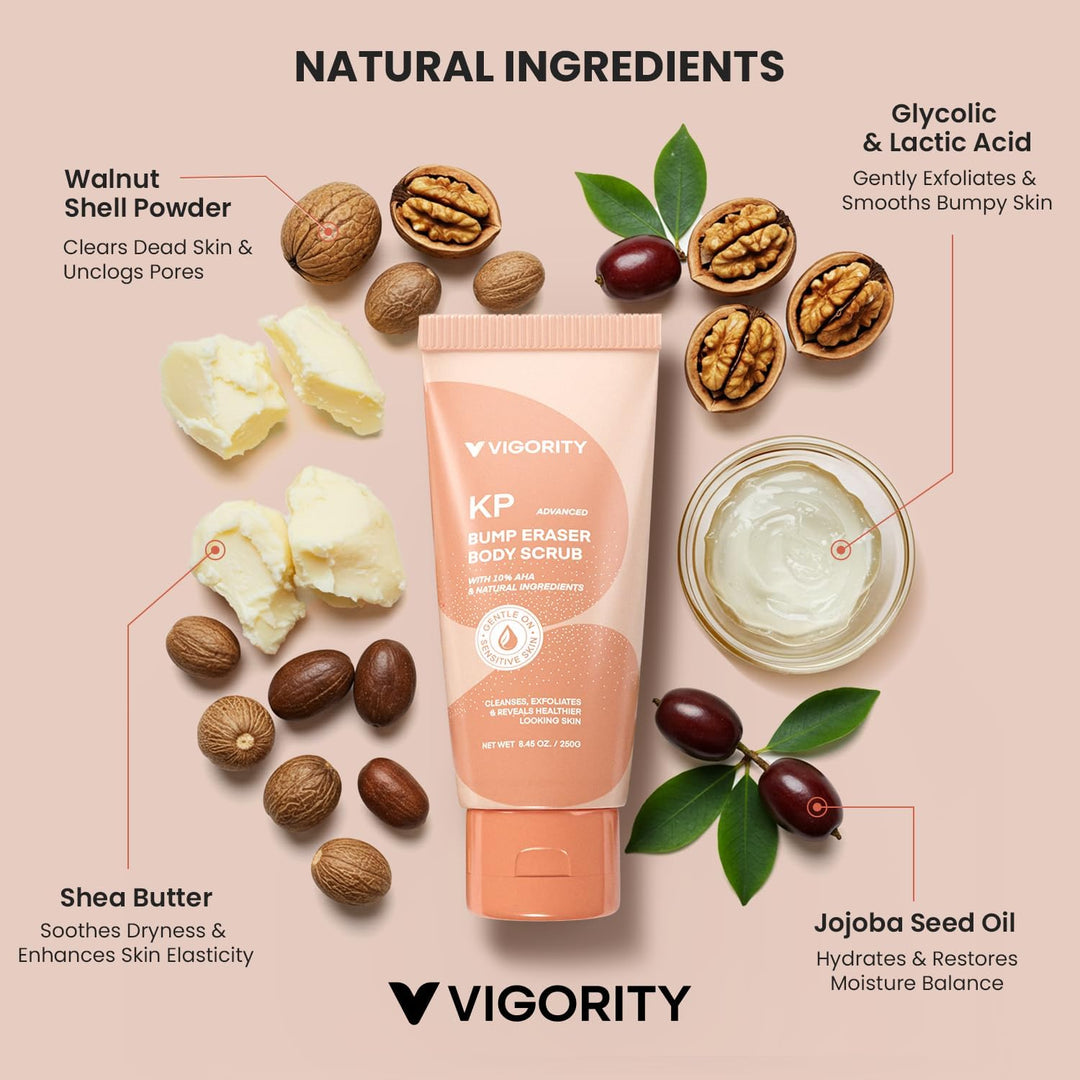 KP Bump Eraser Body Scrub, Bump Eraser Body Scrub, Keratosis Pilaris Treatment, Strawberry Legs Trea