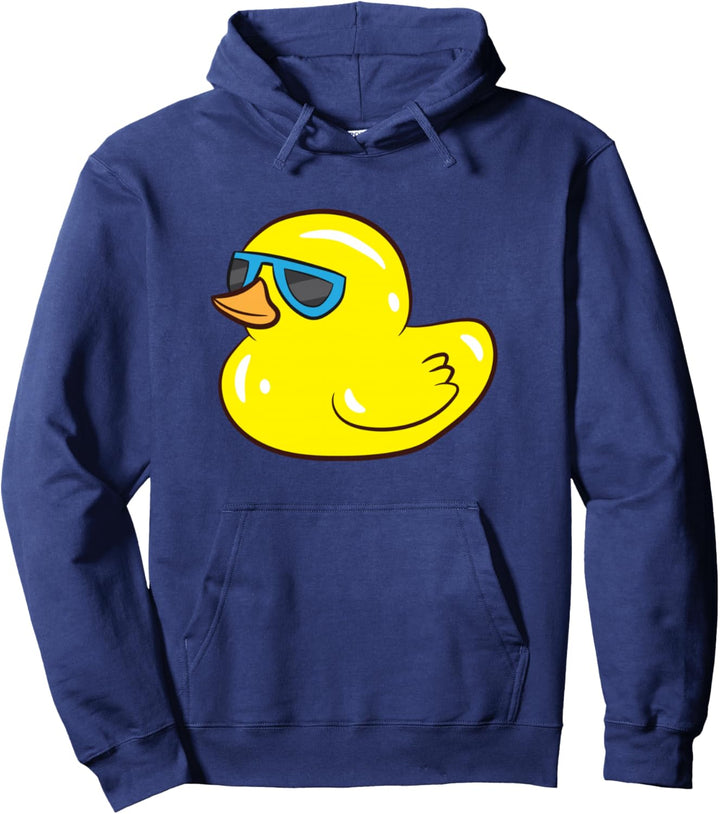 Gummi Ente mit Sonnenbrille Gummi Enten Bade Ente Pullover Hoodie