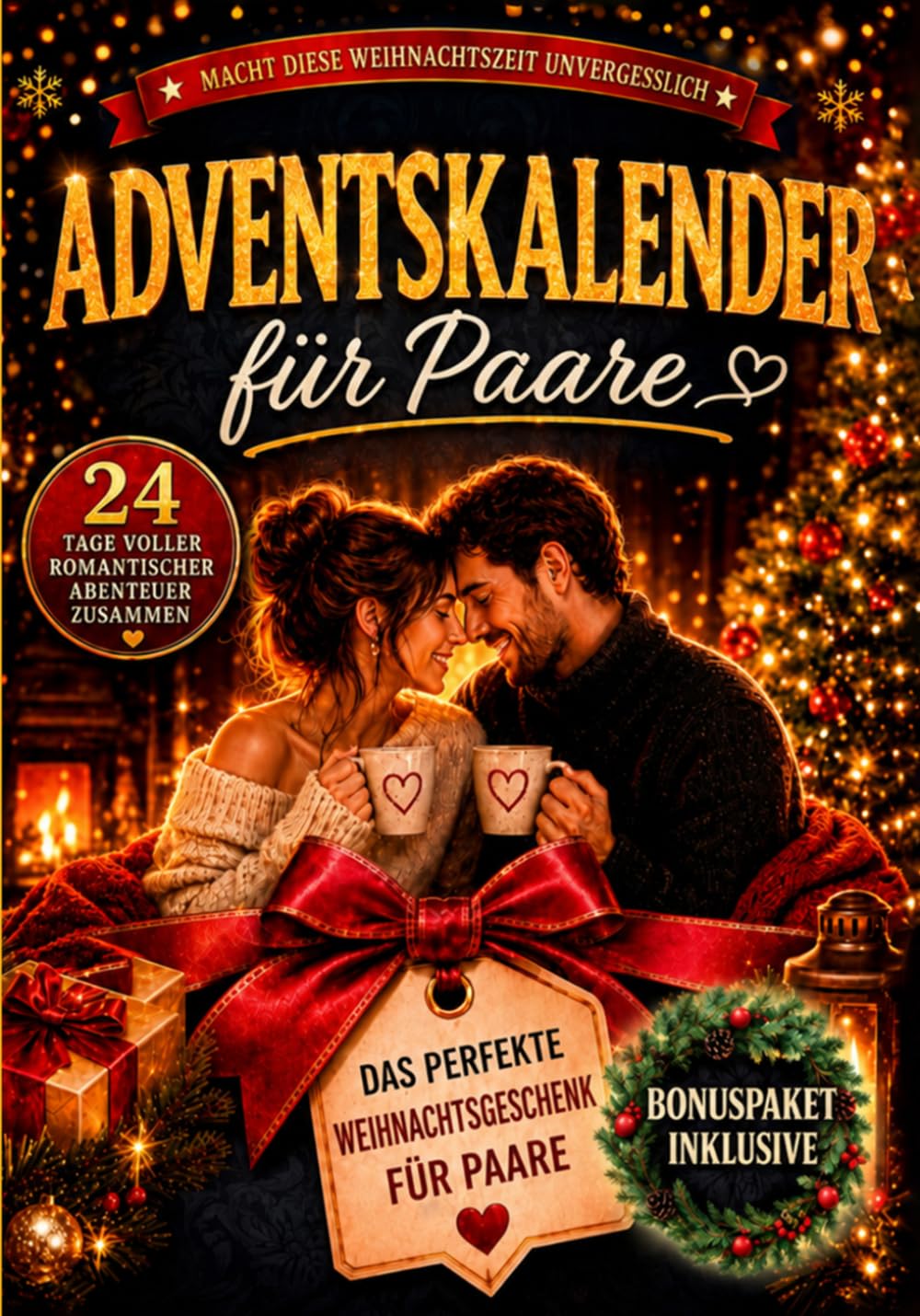 Adventskalender für Paare: 24 Tage voller Spiele, spannender Challenges und interaktiver Mini-Aufgab