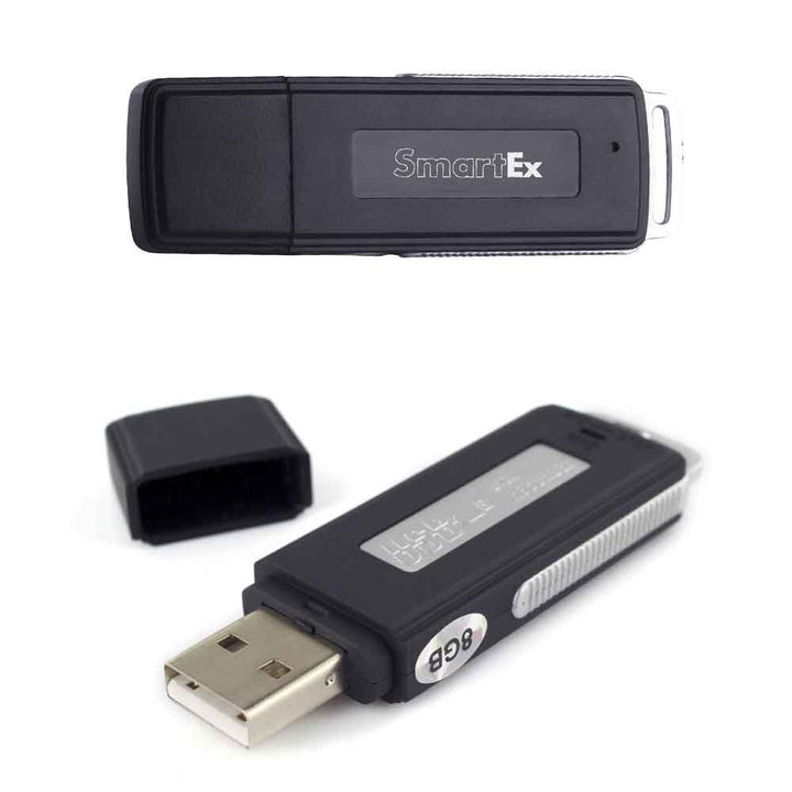 SMARTEX | Digital Diktiergerät Mini Voice Recorder mit 8GB / 150 Stunden USB Audio - Mikrofon, Voice