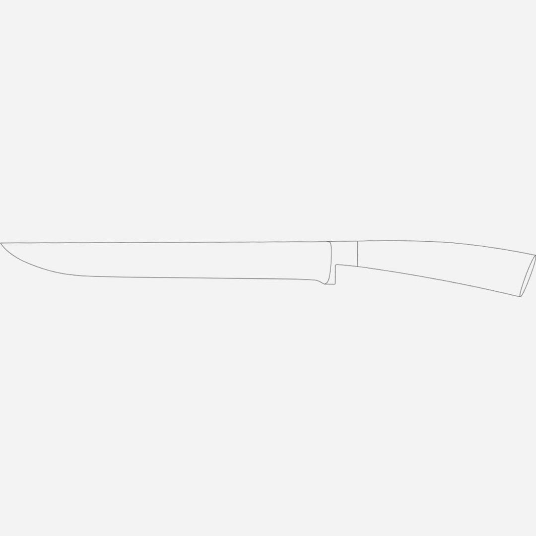 Van Berkel Bratenmesser Elegance Serie - Klingenlänge: 22 cm - Griff: Rot|*Blisterverpackung* Rot Bl