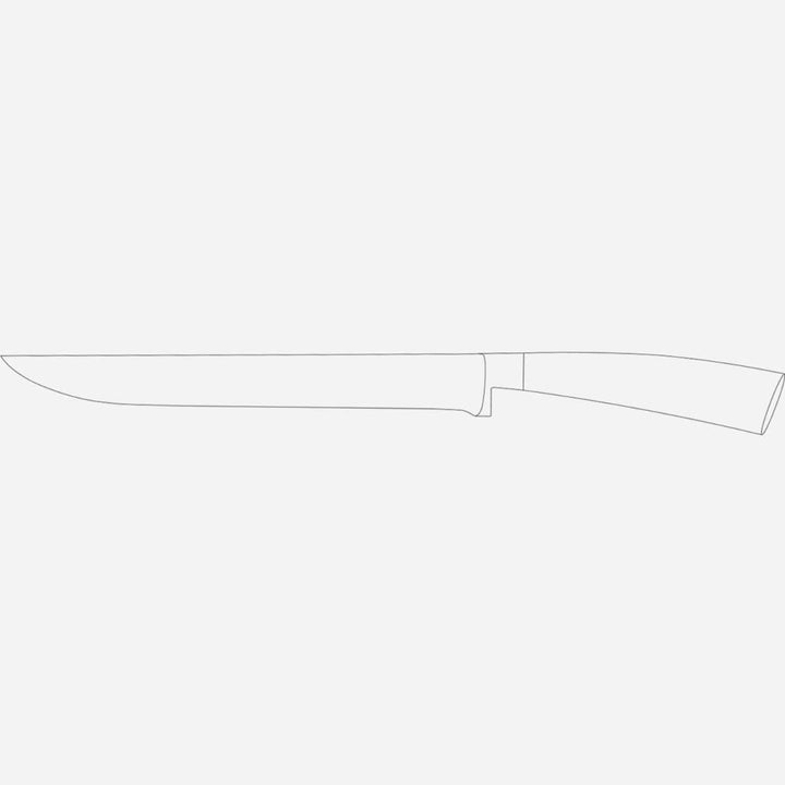 Van Berkel Bratenmesser Elegance Serie - Klingenlänge: 22 cm - Griff: Rot|*Blisterverpackung* Rot Bl