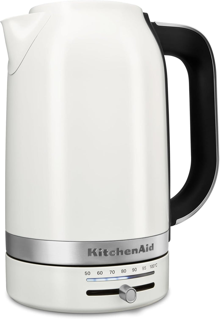 KitchenAid 5KEK1701EPL Wasserkocher 1,7 L mit digitaler Temperatureinstellung (50°C-100°C), Warmhalt