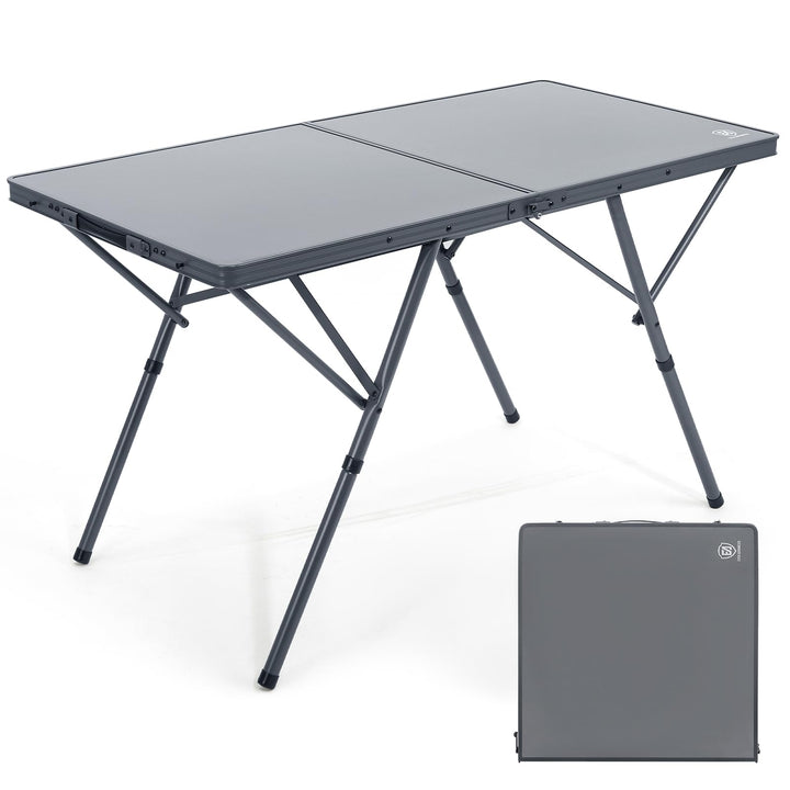 EVER ADVANCED Campingtisch faltbar 120x60cm Klapptisch XL für 4-6 Personen Falttisch bis 60kg Stabil