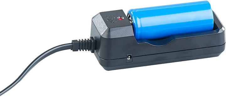 KryoLights aufladbare Taschenlampe: LED-Taschenlampe TRC-144.a mit Akku und Ladegerät, 1.000 lm, IP4