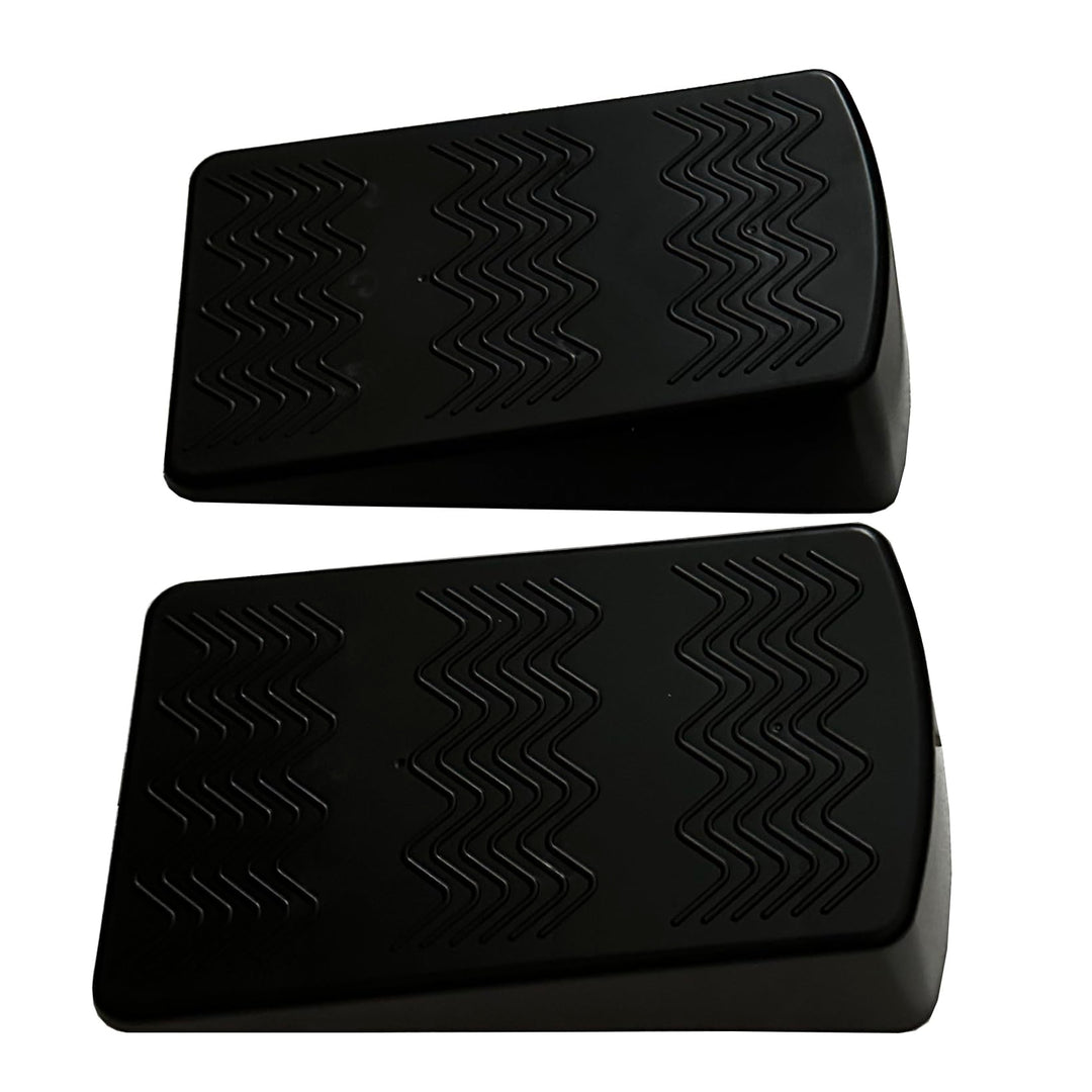 qibylift Yoga-Keil-Block-Paare, schwarze schräge Board-Wadendehner, Übungsrampen für Gewichtheben, P