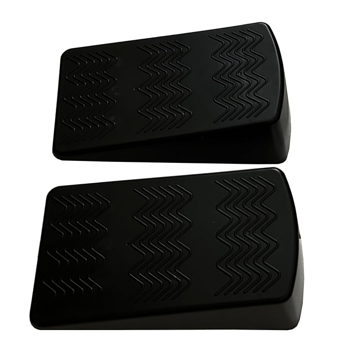 qibylift Yoga-Keil-Block-Paare, schwarze schräge Board-Wadendehner, Übungsrampen für Gewichtheben, P