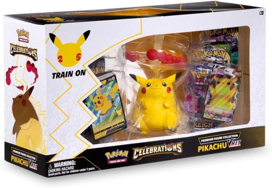 Pokémon 25th Anniversary Celebrations Premium Figure Collection Pikachu VMAX Box - EN