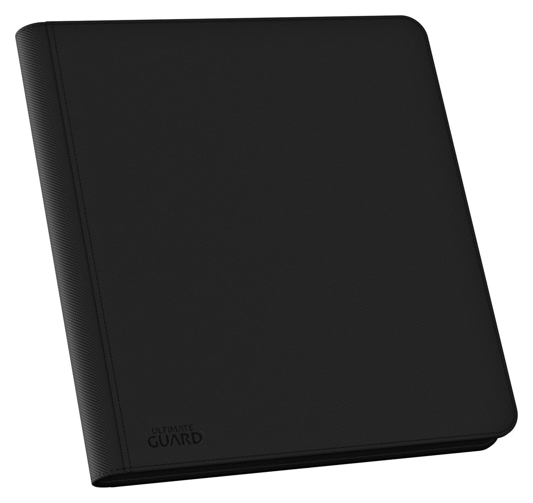Ultimate Guard UGD010342 - 12-Pocket Quad Row Zip Folio Xeno Skin, schwarz, Schwarz