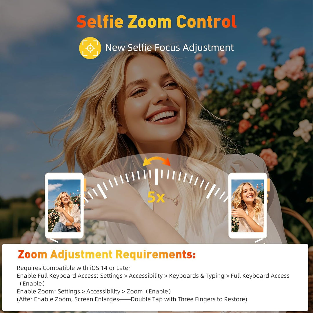 Handy Selfie Monitor, 4,02″ Magnetisches Drahtloses Portable Monitor Selfie Bildschirm, 2300 mAh, mi