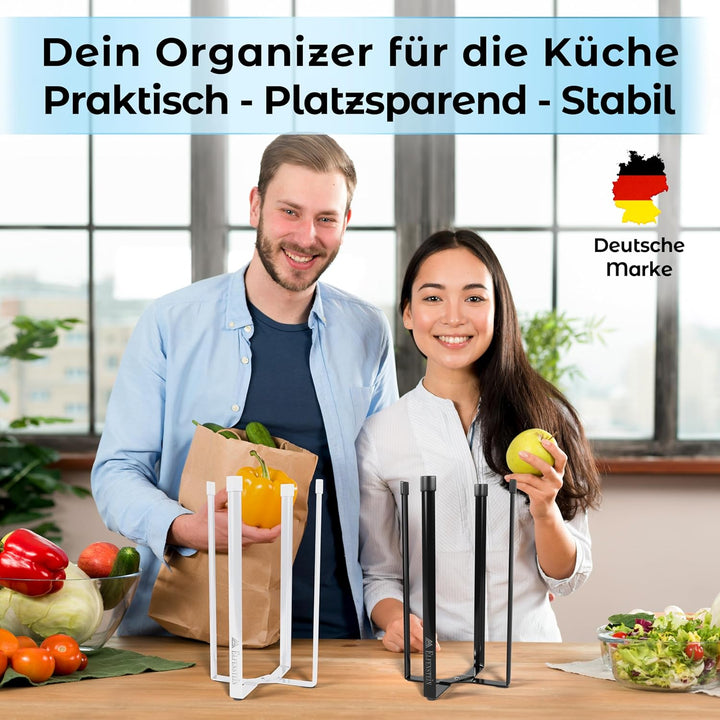 Elfenstein Flaschen Abtropfständer - Flaschenständer zum Abtropfen - Metall Abtropfgestell Flaschen