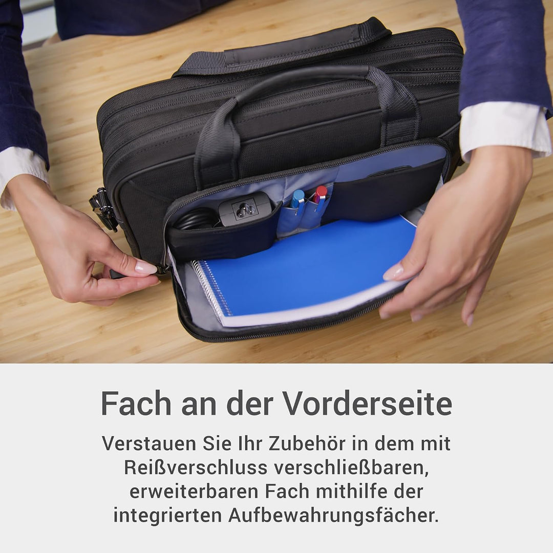 Dell EcoLoop Pro Classic Briefcase 14 - CC5425C, OceanCycle Zertifizierung, Schutz Unterwegs, Kratzf