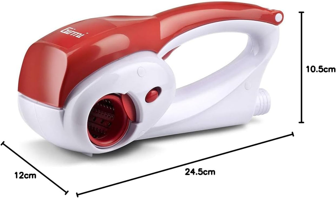 Girmi GT0201 GT02 Reibe, Edelstahlrollen, Weiss/Rot