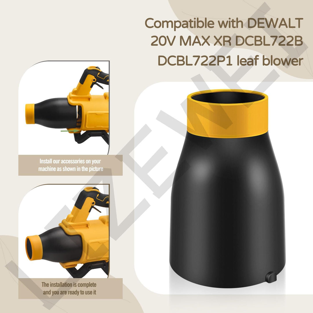 LIZEWEI Auto-Trockendüse für DE-Walt 20 V MAX XR Laubbläser DCBL722B – 20,3 cm lang (einfache Instal