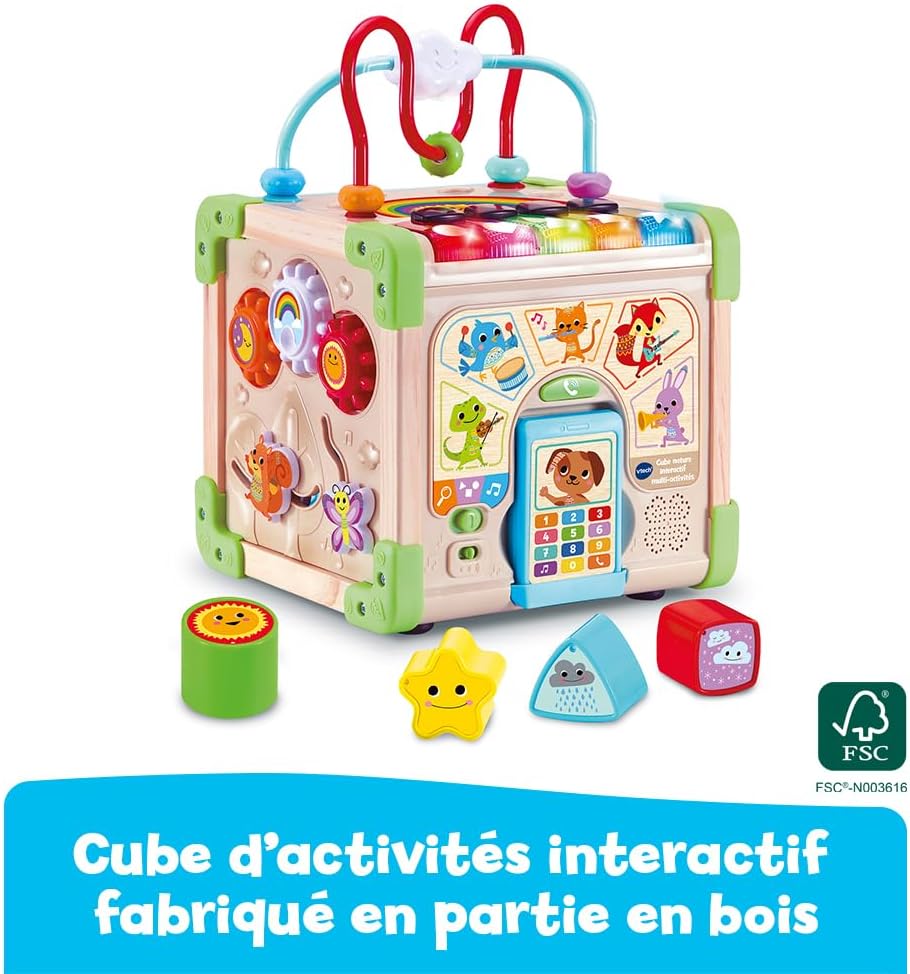 VTECH ELECTRONICS EUROPE BV 80-617105 Animaux Erwachen und Entdecken, Mehrfarbig