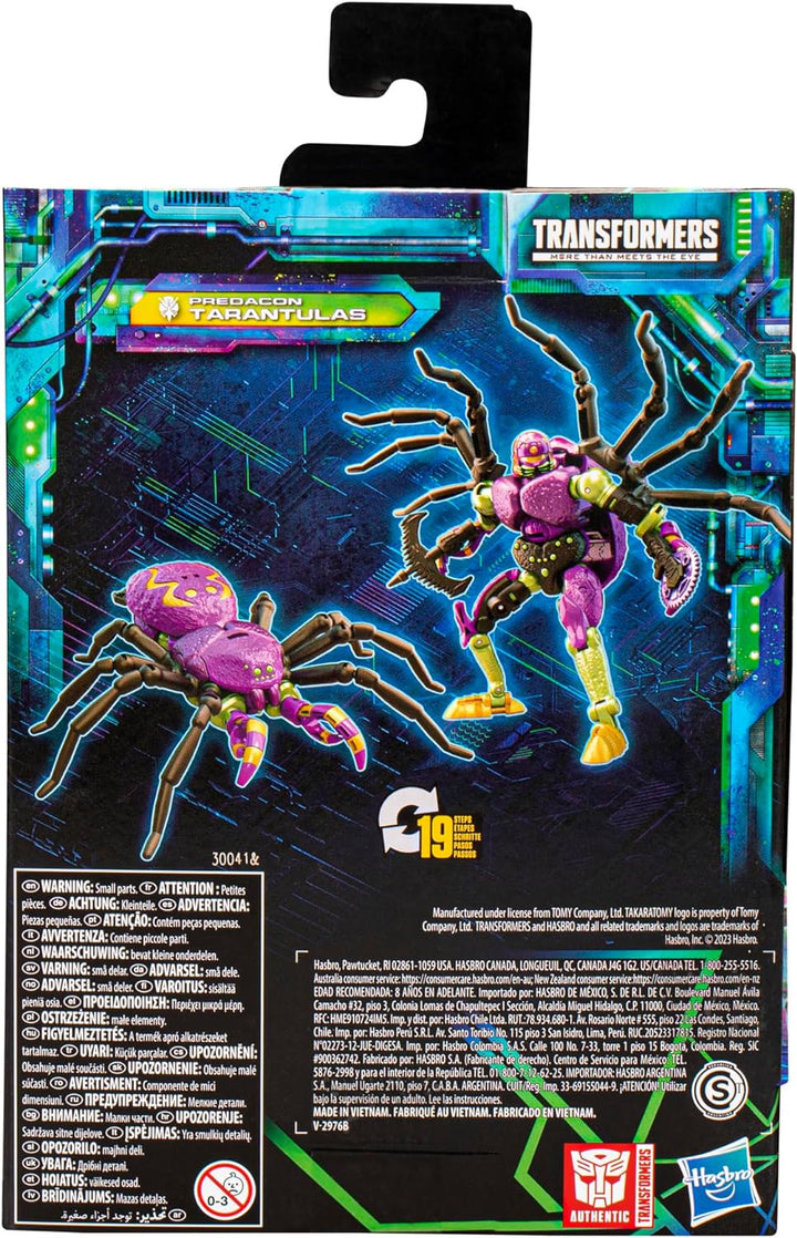 Transformers Legacy Evolution Deluxe-Klasse Predacon Tarantulas, 14 cm grosse Action-Figur