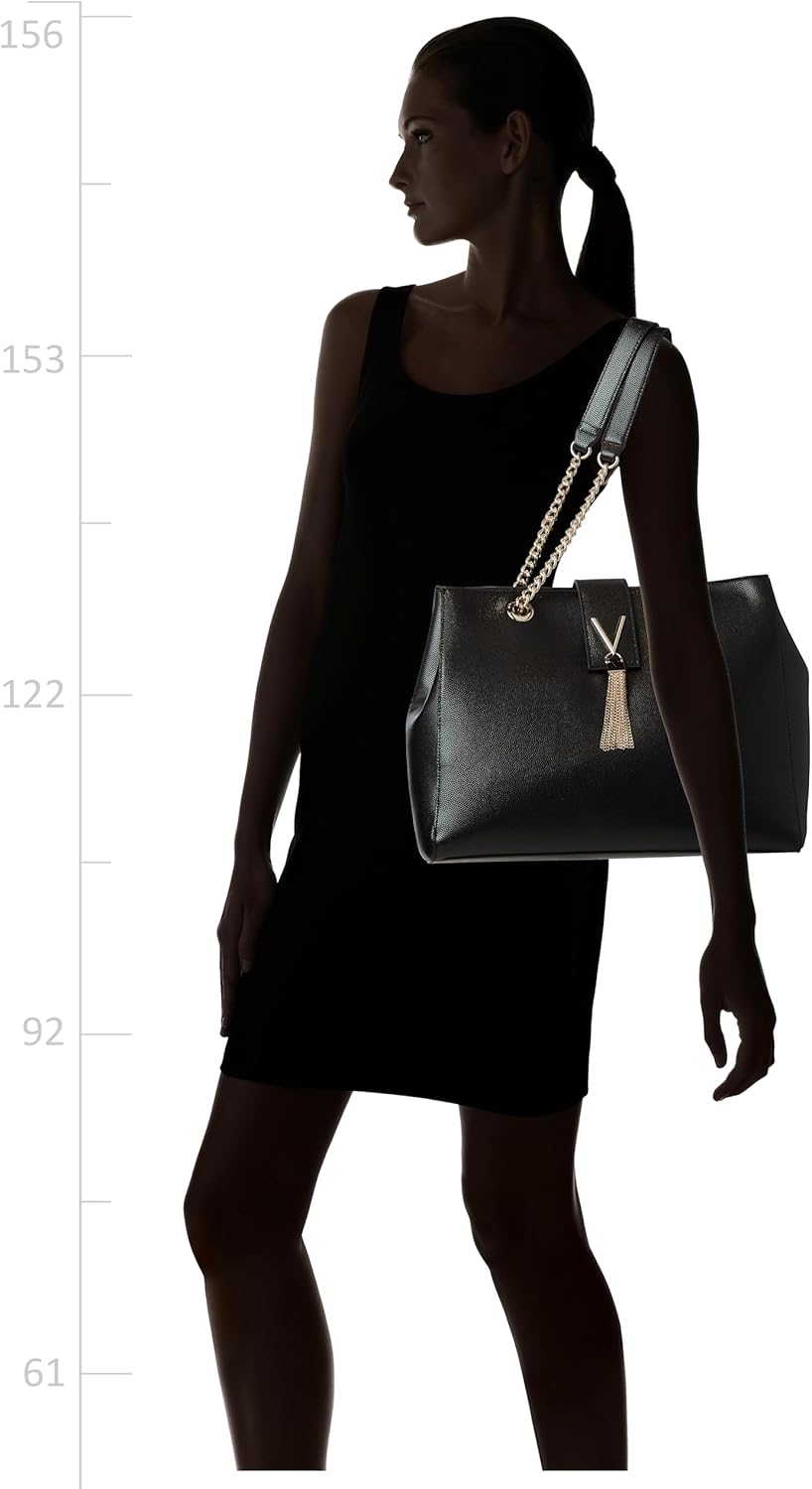 VALENTINO Damen Geldbörse M Schwarz / Gold, M Schwarz / Gold