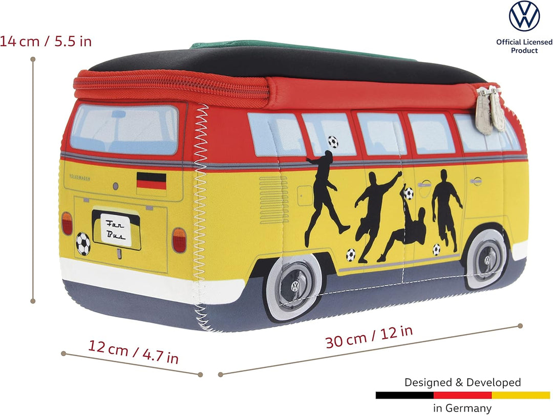 BRISA VW Collection - T1 Bulli Bus Kulturbeutel Kosmetiktasche | Volkswagen Universaltasche Waschbeu