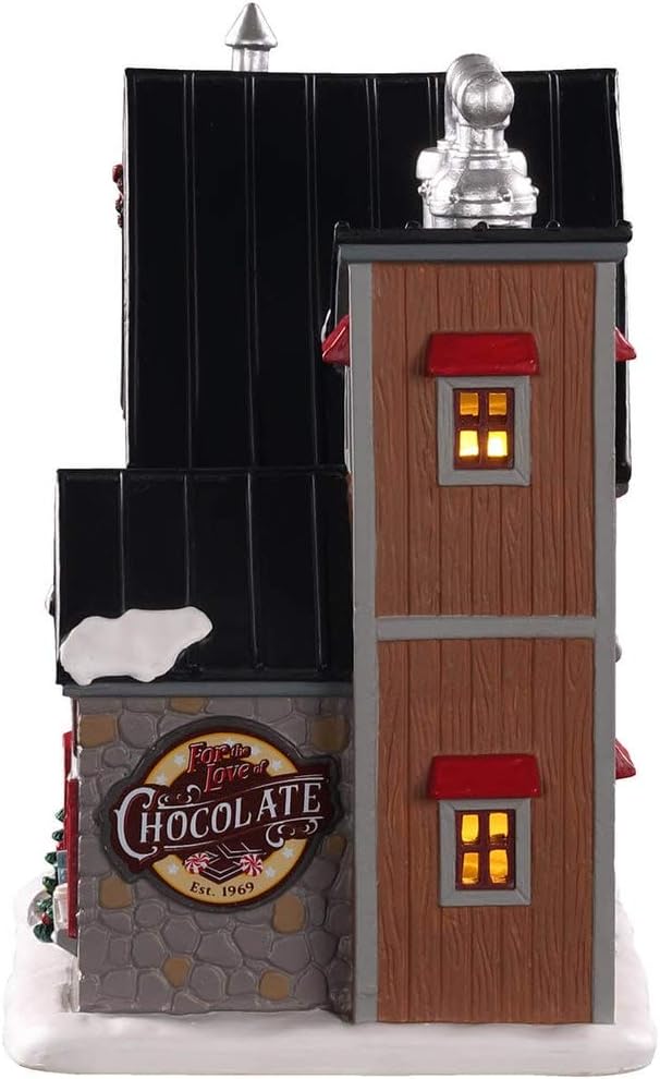 Lemax - Fot The Love of Chocolate Shop 05621 Schokoladenfabrik Weihnachtsdorf Winterdorf