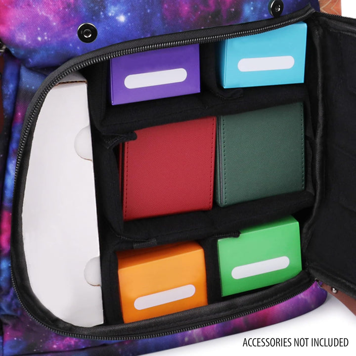 ENHANCE Sammelkarten-Aufbewahrungsbox-Rucksack in voller Grösse für Spielkarten – Platz für Kartenor