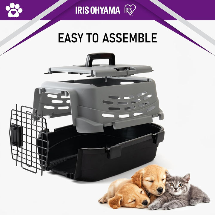 Iris Ohyama 1 Stück 36.5L Transportbox Katze katzentransportbox BPA-frei robust leicht für Auto Bus