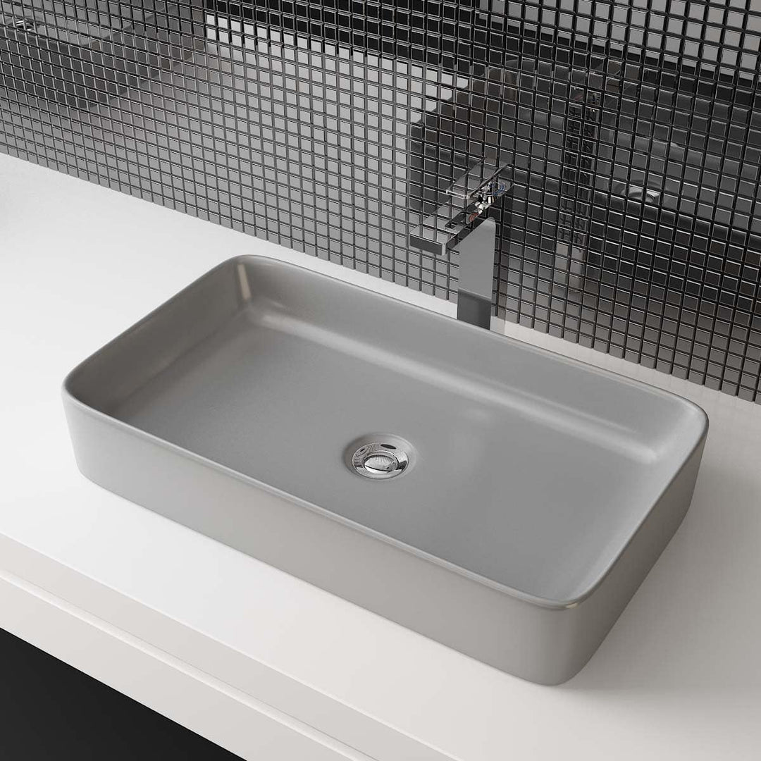 Waschbecken24 | Kleines Waschbecken Gäste WC - Platzsparendes Design | Handwaschbecken Für Waschtisc