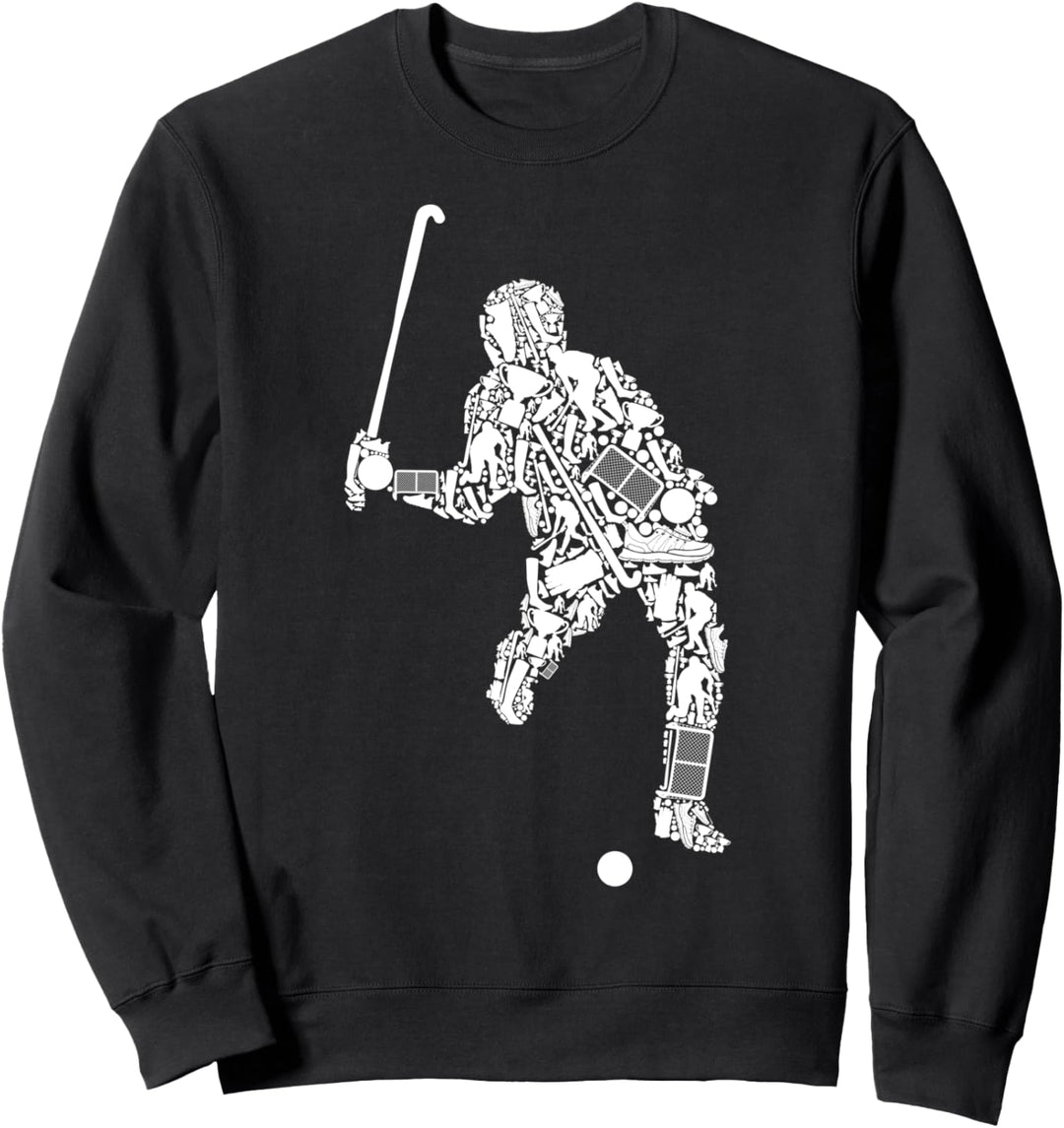Feldhockey Hockeyspieler Hockey Kinder Jungen Sweatshirt