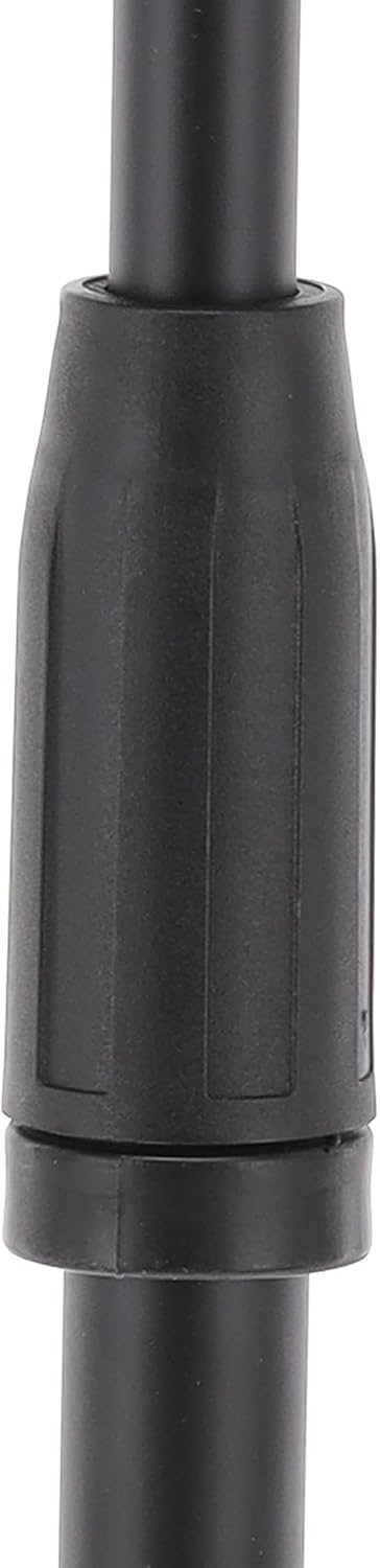 GEWA 900597 Mikrofonständer MS-30TB - Schwarz - Gusssockel - Trittschalldämpfung - ABS-Griff - Umkla