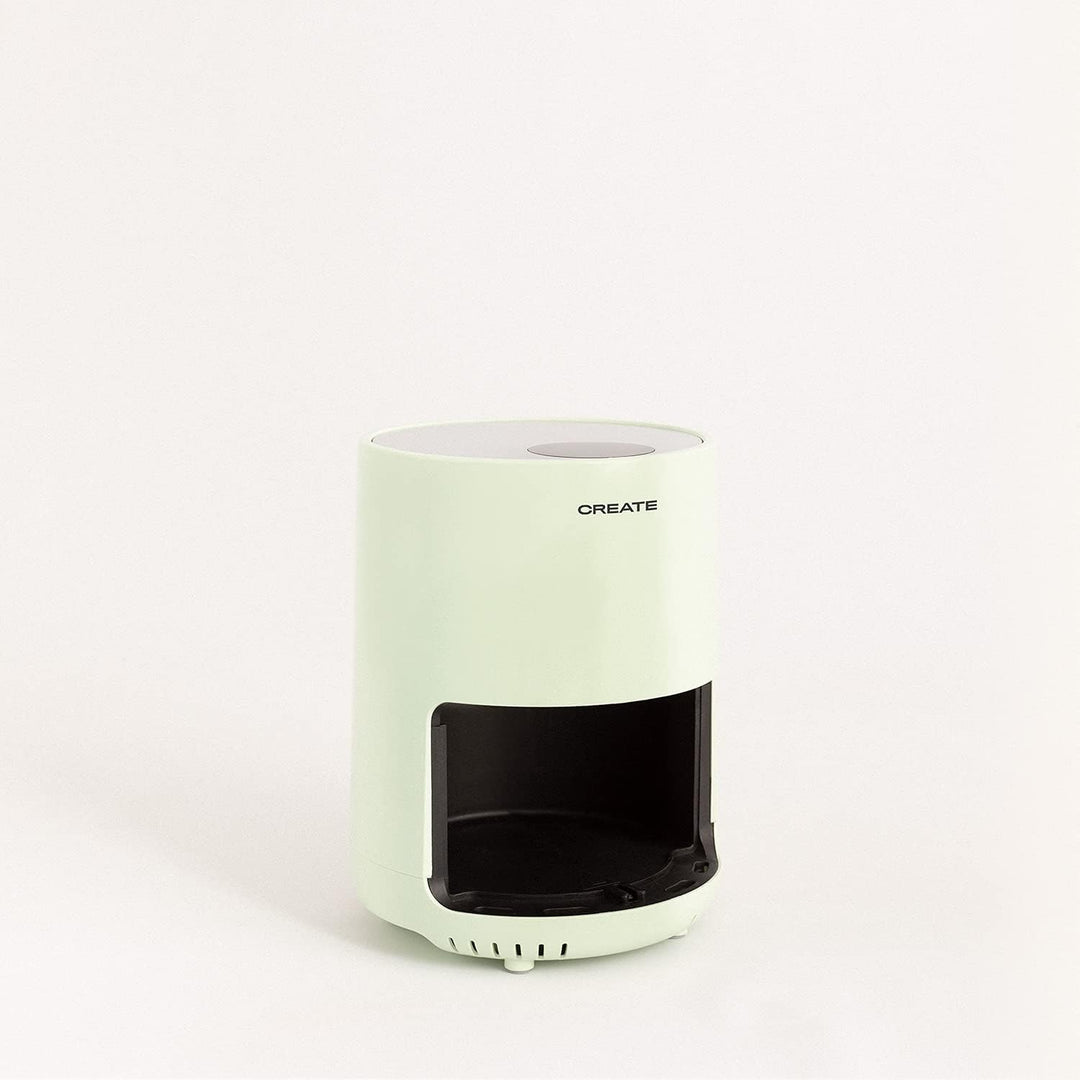 CREATE/FRYER AIR/Heissluftfritteuse 1.5L Pastellgrün/Antihaft-Korb, automatische Abschaltung, BPA-fr