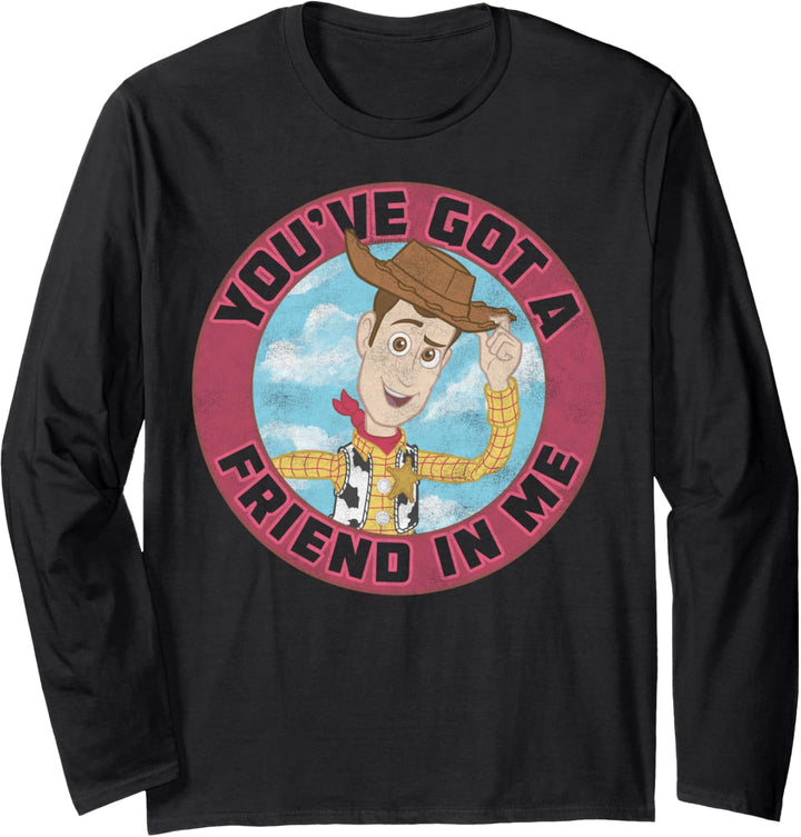 Disney Pixar Toy Story Woody You've Got A Friend In Me Langarmshirt