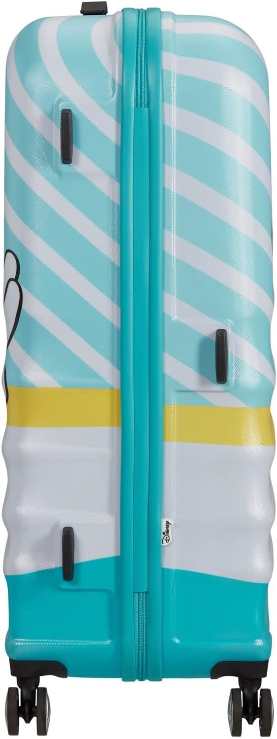 American Tourister Wavebreaker Disney - Spinner, Multicolour (Mickey Blue Kiss) L(77 cm - 96 L)