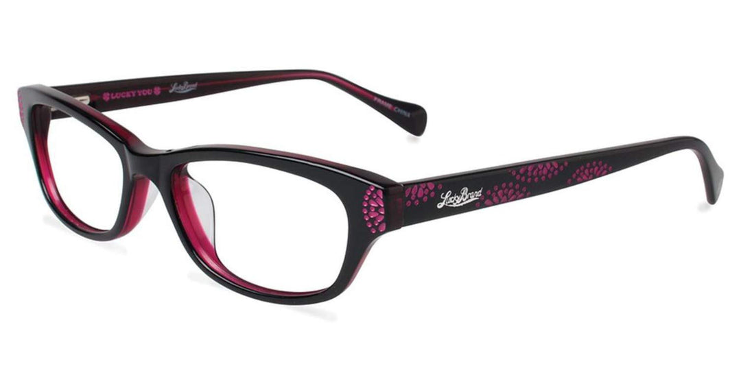 LUCKY BRAND Eyeglasses SWIRL Black 53MM