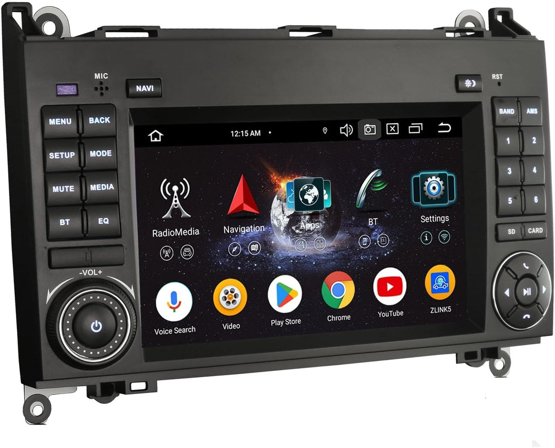 Acht-Kern 4GB+64GB Android 14 DAB+ Autoradio Für Mercedes A/B Klasse W245 W169 Viano Vito Sprinter V