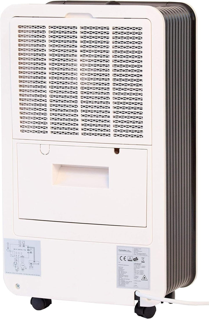 Comedes Elektrischer Luftentfeuchter LTR 100 NEO (max. 12 Liter / 24h) Geeignet für Räume bis 50m²/1