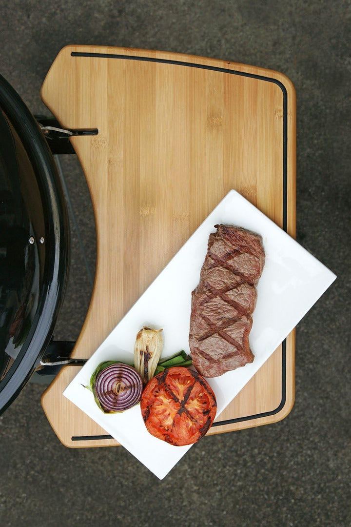 OUTDOORCHEF Grillzubehör, Bambus Seitentisch L (570), braun, 53x34x11 cm, 18.291.27, Medium 53 x 34