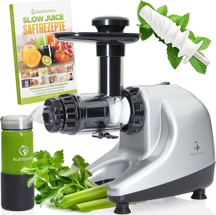 MULTI-PRESS KERAMIK Entsafter Slow Juicer mit Keramik Pressschnecke BPA-frei - Sellerie, Selleriesaf