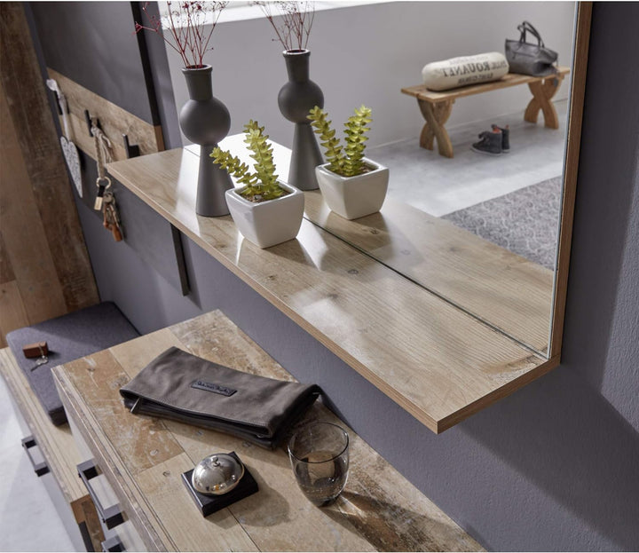 trendteam smart living - Wandspiegel Spiegel - Garderobe - Tailor - Aufbaumass (BxHxT) 90 x 69 x 16