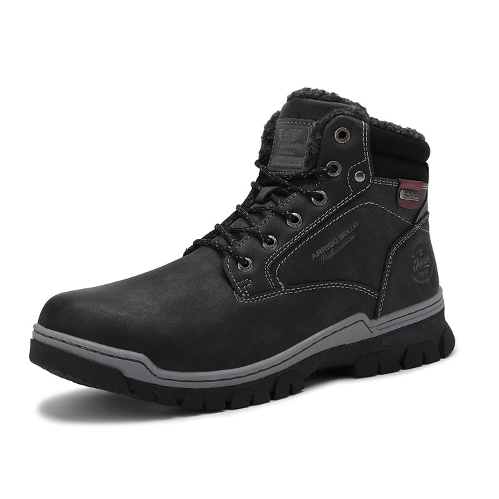 ARRIGO BELLO Winterstiefel Herren Winterschuhe Gefüttert Rutschfeste Warm Stiefel Gemütlich Trekking
