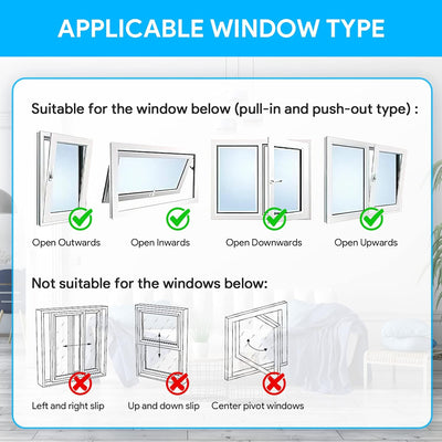 LYUNIT 560CM Fensterabdichtung für Mobile Klimageräte, Klimaanlagen,Wäschetrockner, Ablufttrockner,