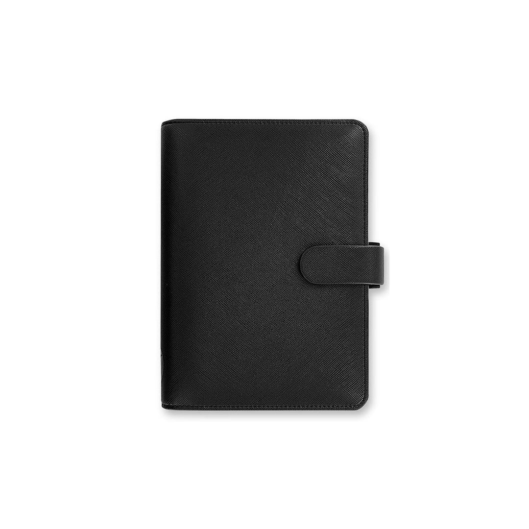 Filofax 22470 Saffiano Organiser, schwarz, schwarz