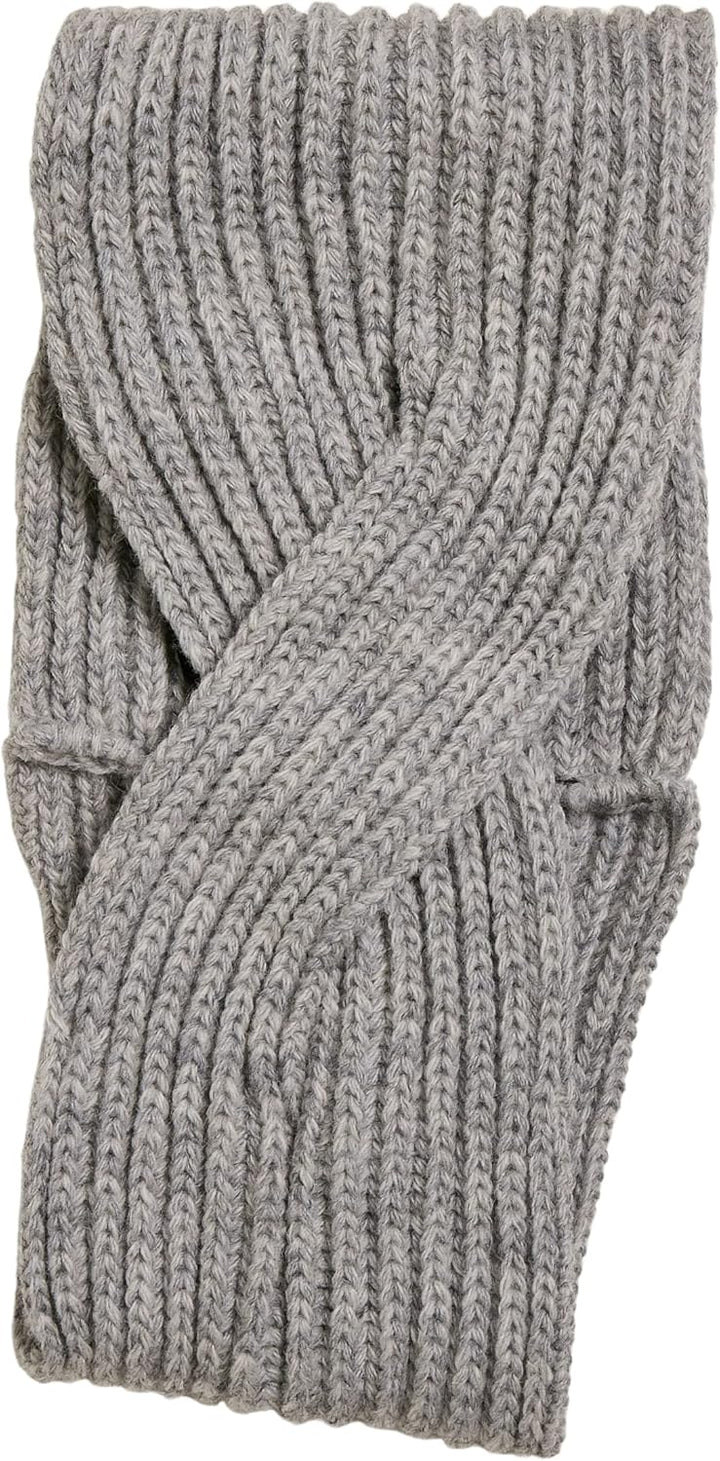 Urban Classics Unisex Knitted Headband 1 stück (1er Pack) Grau, 1 stück (1er Pack) Grau