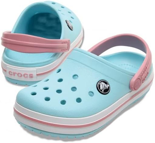Crocs Unisex Kinder Crocband K Clog 28/29 EU Ice Blue White, 28/29 EU Ice Blue White